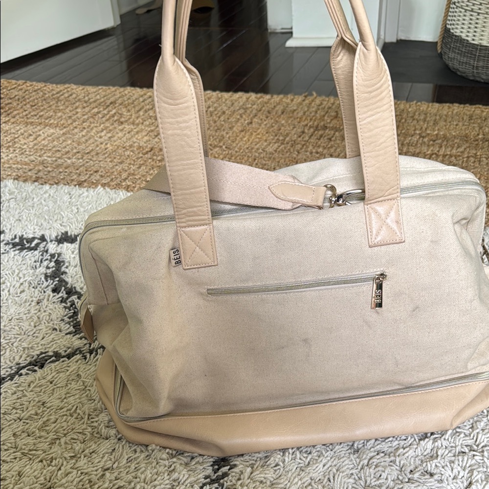 Beis weekender Canvas Tote Bag - Picture 2 of 9